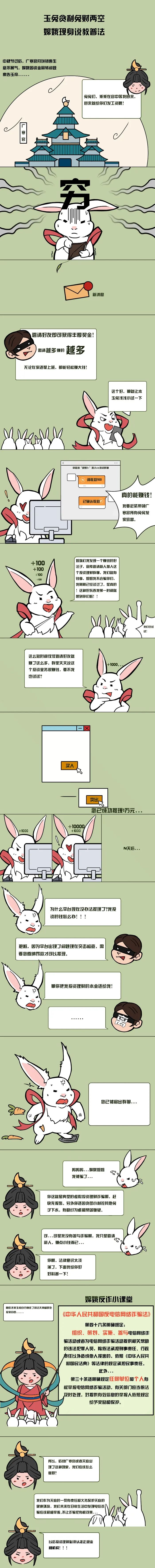 【反电诈宣传】《玉兔贪利兔财两空 嫦娥现身说教普法》.jpg